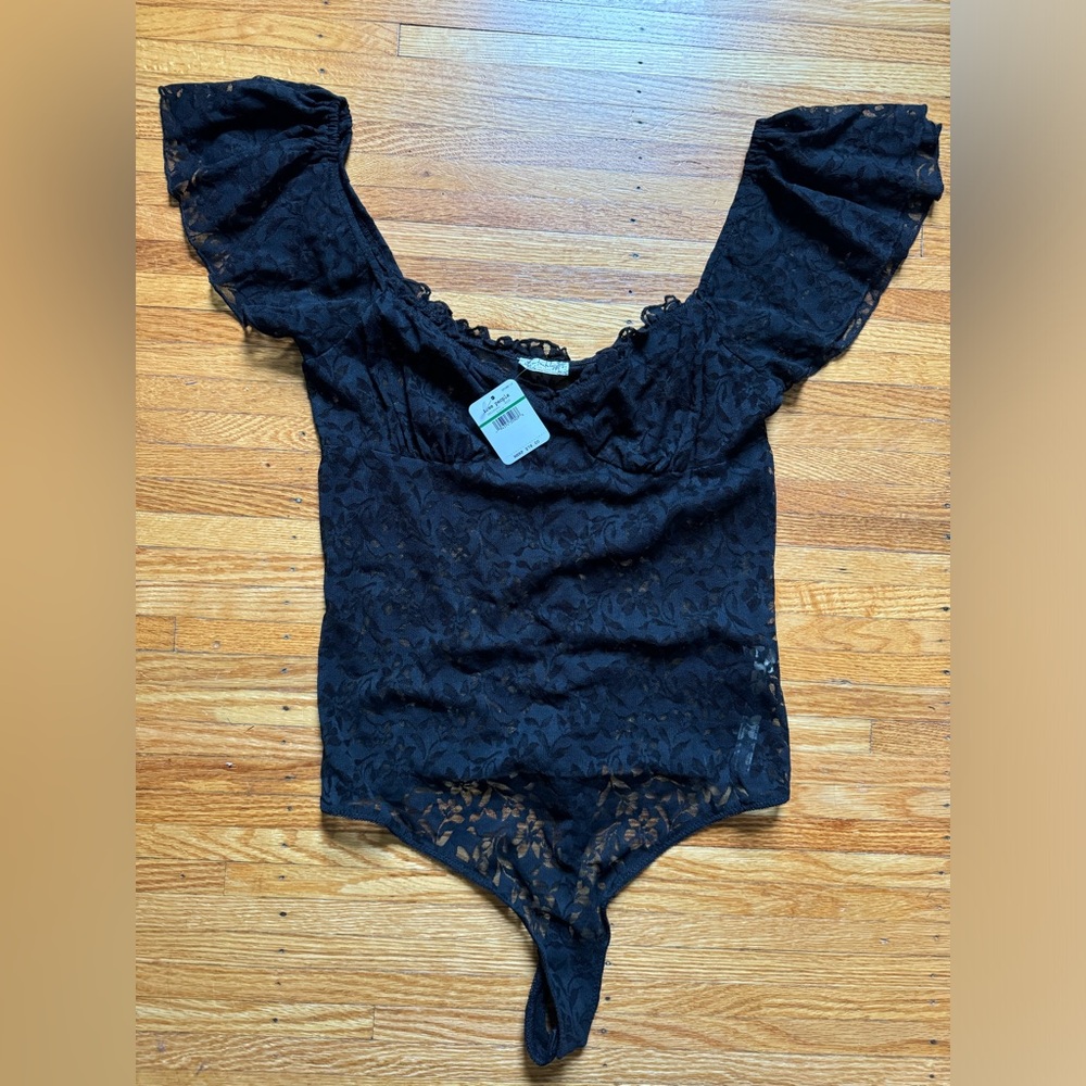 NWT Free People Lace Bodysuit